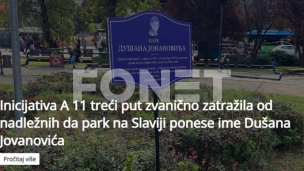 Za park Dušana Jovanovića